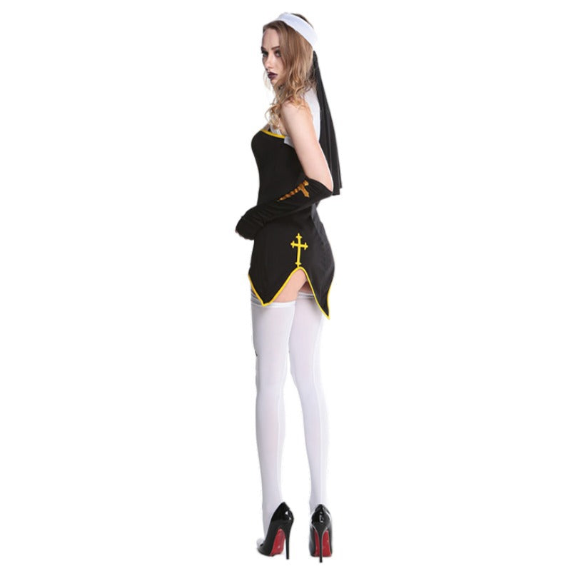 Halloween Nun Uniform Sexy Lingerie – product view 3