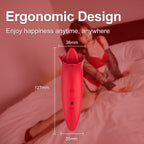 Rose Shaped Vibrating Tongue 5 Frequency Massage Rose Vibrator – product view 5