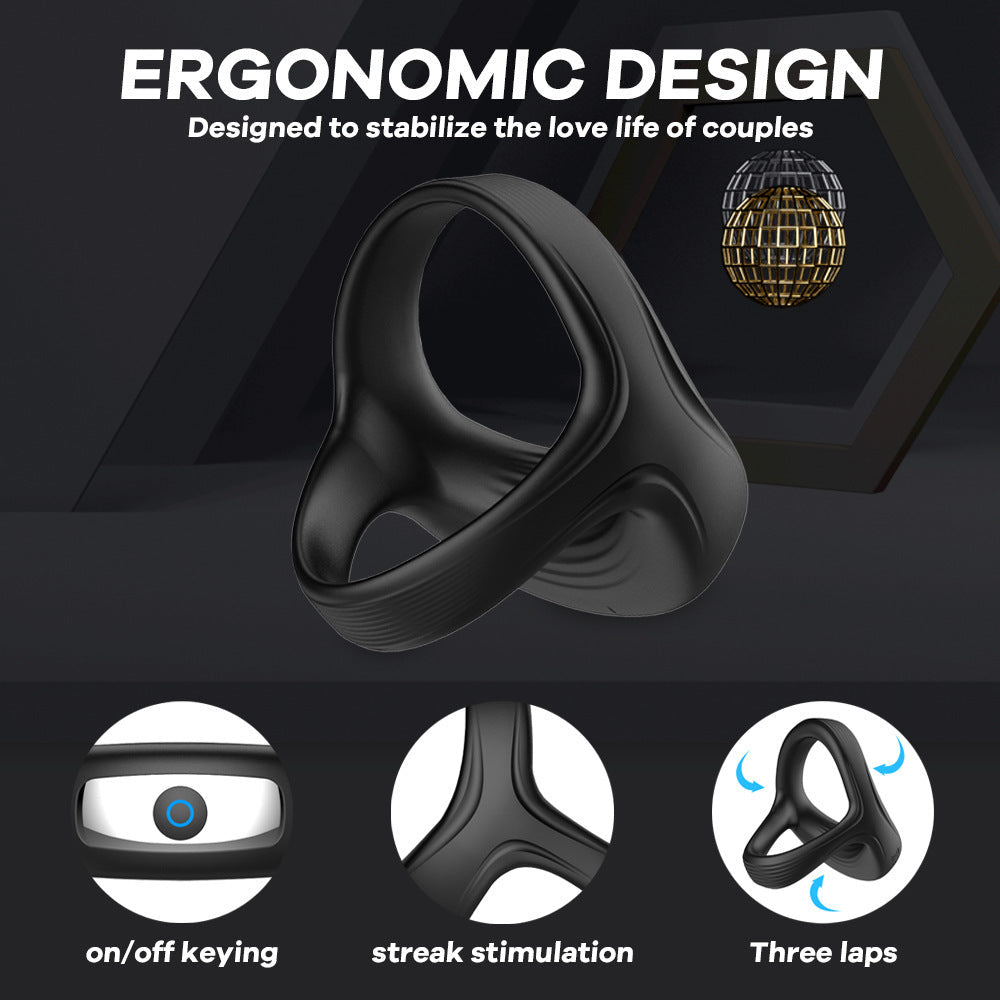 Uxol Vibration Penis Delay Lock Ring – product view 5