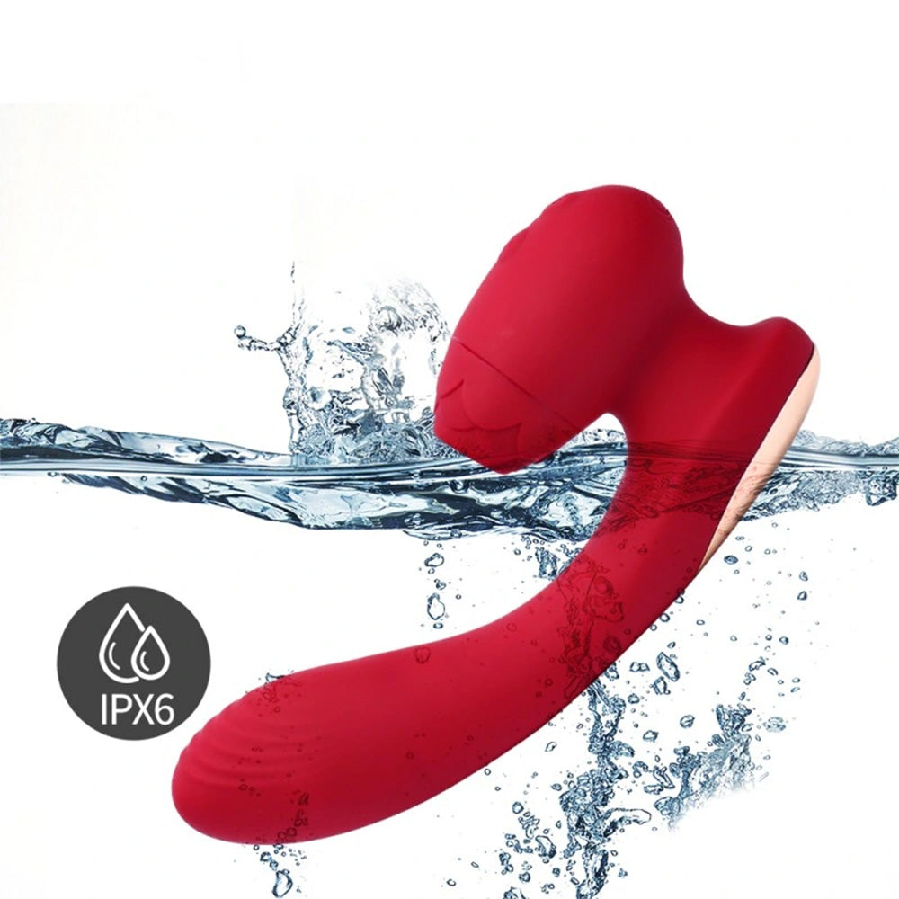 G-Spot 7 Frequency Sucking Heated Vibrator – product view 8