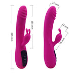 16-Mode Rabbit Vibrator| Waterproof Silicone Vibrating Dildos – product view 8