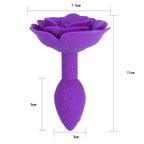 Rose Purple Butt Plug Training Anal Plug Backyard Sex Toys – product view 6