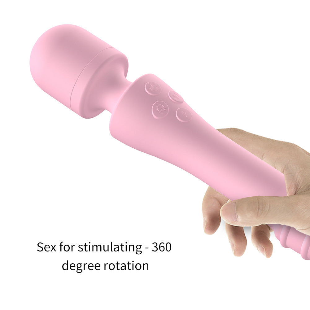 7 Frequency Thread New Magic Wand Silicone G-spot Vibrator – product view 4