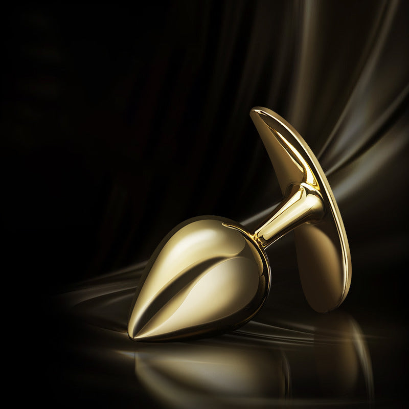 Gold Design Metal Butt Plug Stainless Steel Anal Sex Trainer – product view 3