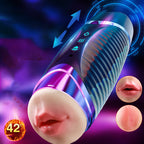 Double Head Male Stroker Intelligent Heating Sound Blowjob Toy – product view 3