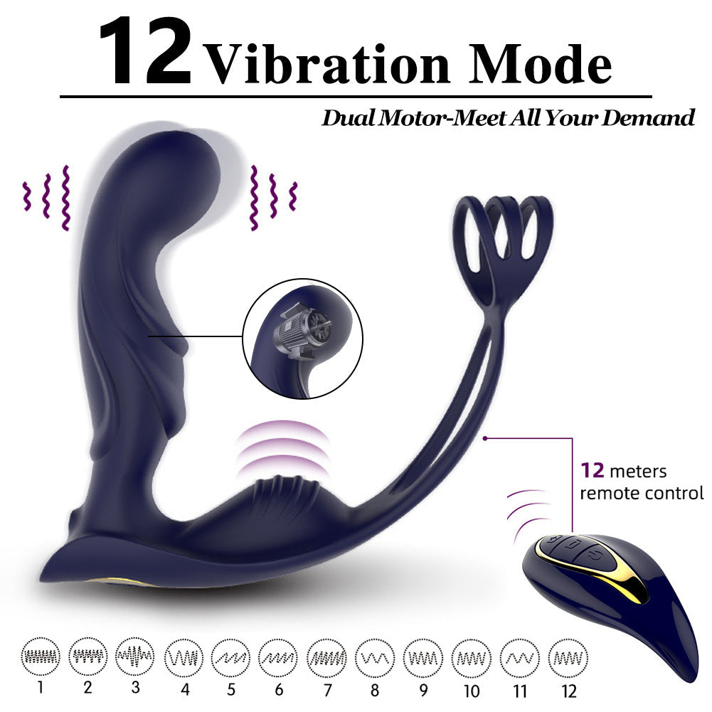 Prostate Massager Remote Control Male Masturbator Anal Plug Trainer – product view 5