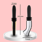 4-Frequency Vibration + Telescopic Female Masturbation Vibrator Dildo – product view 9