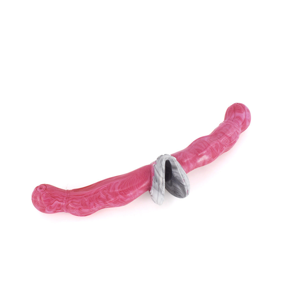 Double-Headed Simulated Silicone Special-Shaped Anal Plug Female Dildo – product view 6