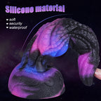 Starry Dark Purple Special-Shaped Artificial Dildo – product view 4