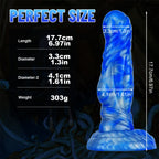 Mixed Color Liquid Silicone Artificial Dildo – product view 5