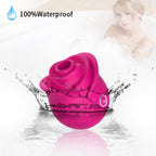 Sucking Rose Vibrator Female Massage Rose Petal Masturbator – product view 4