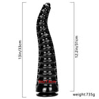 13 Inch Special Shaped Pointed Anal Plug Silicone Realistic Huge Dildo – product view 6