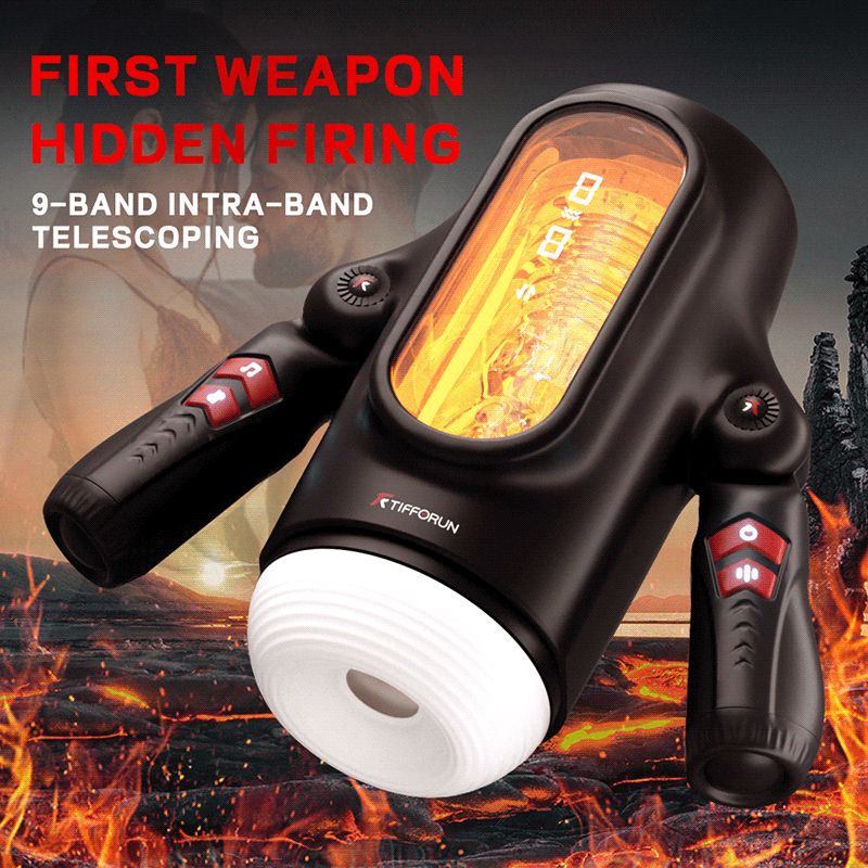 2026 Newest Male Handheld Stroker With 9 Telescopic Vibration LED Display Intelligent Heating Voice – product view 2