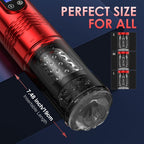 【Best Reputation】3.54'' Diameter Oversized Storm Telescopic LCD Display 6-speed Timing Function Smart Stroker – product view 14