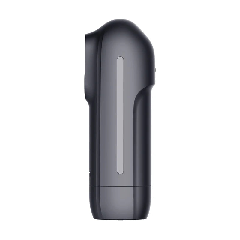 Leten – Black Hurricane Hole - 6 Modes Telescopic Suction Heating Male Stroker – product view 5