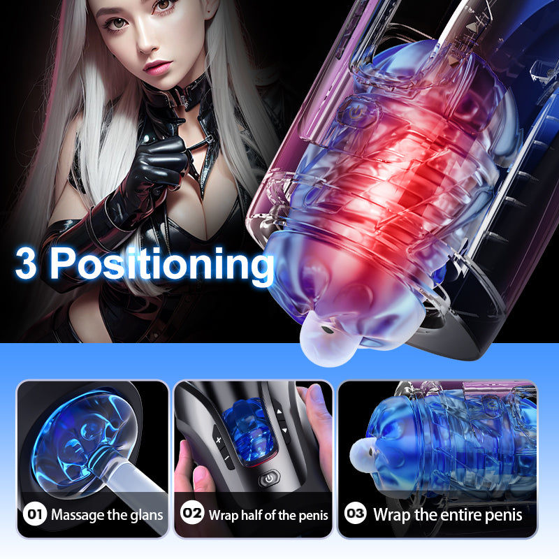 2026 New Leten Fully Automatic 10 Frequency Telescopic Fixed-Point Adjustment Male Stroker – product view 6
