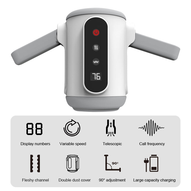 9 Thrusting & Vibration Settings Automatic Male Stroker with Foldable Handles — product image 4