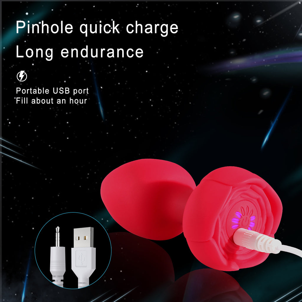 Wireless Remote Control Electric Vibrating Illuminated Silicone Butt Plug – product view 7