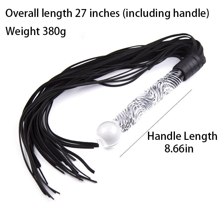 Glass Dildo Flogger – product view 3