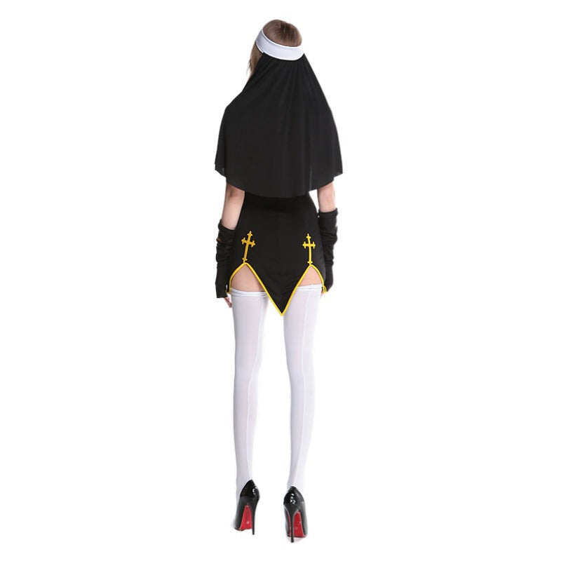 Halloween Nun Uniform Sexy Lingerie – product view 4