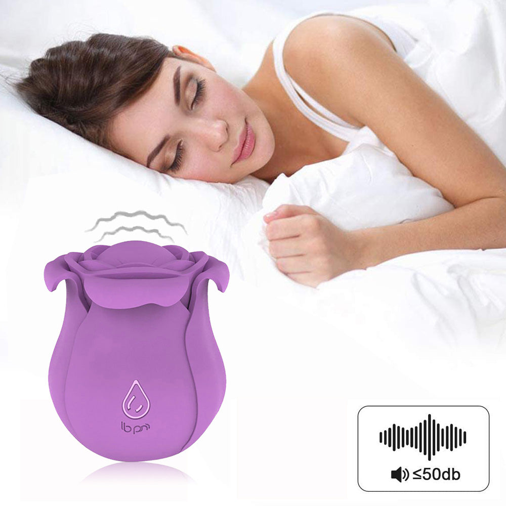 Vibrating Rose 10 Speed Rotary Suction Rose Suction Vibrator – product view 2