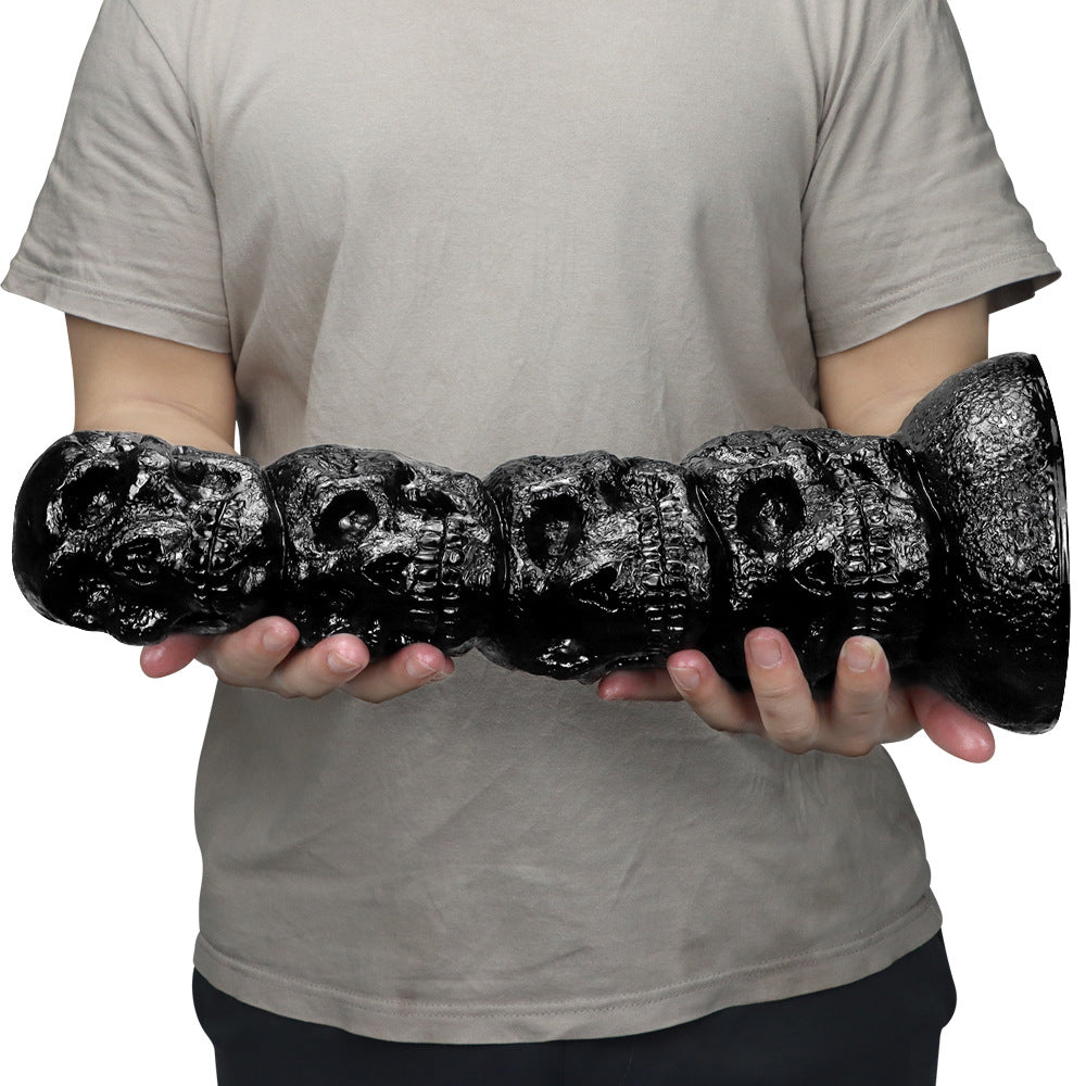 12.3 Inch Skull Giant Butt Plug Huge Dildo – product view 4