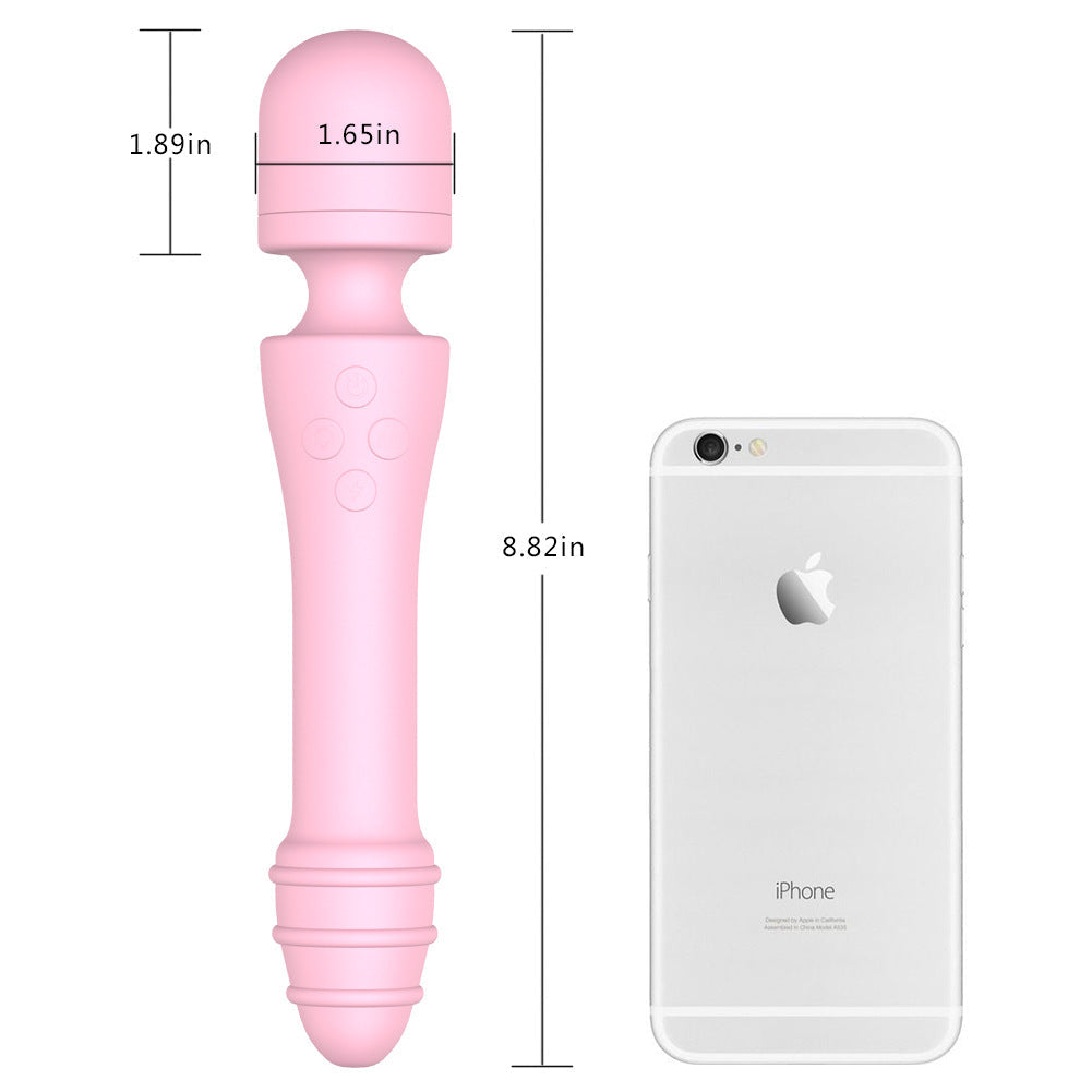 7 Frequency Thread New Magic Wand Silicone G-spot Vibrator – product view 5