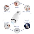 Penguin 10 Vibration 3 Sucking Automatic Masturbation Cup Telescopic Heating Glan Stimulator Sex Toy for Men — product image 2
