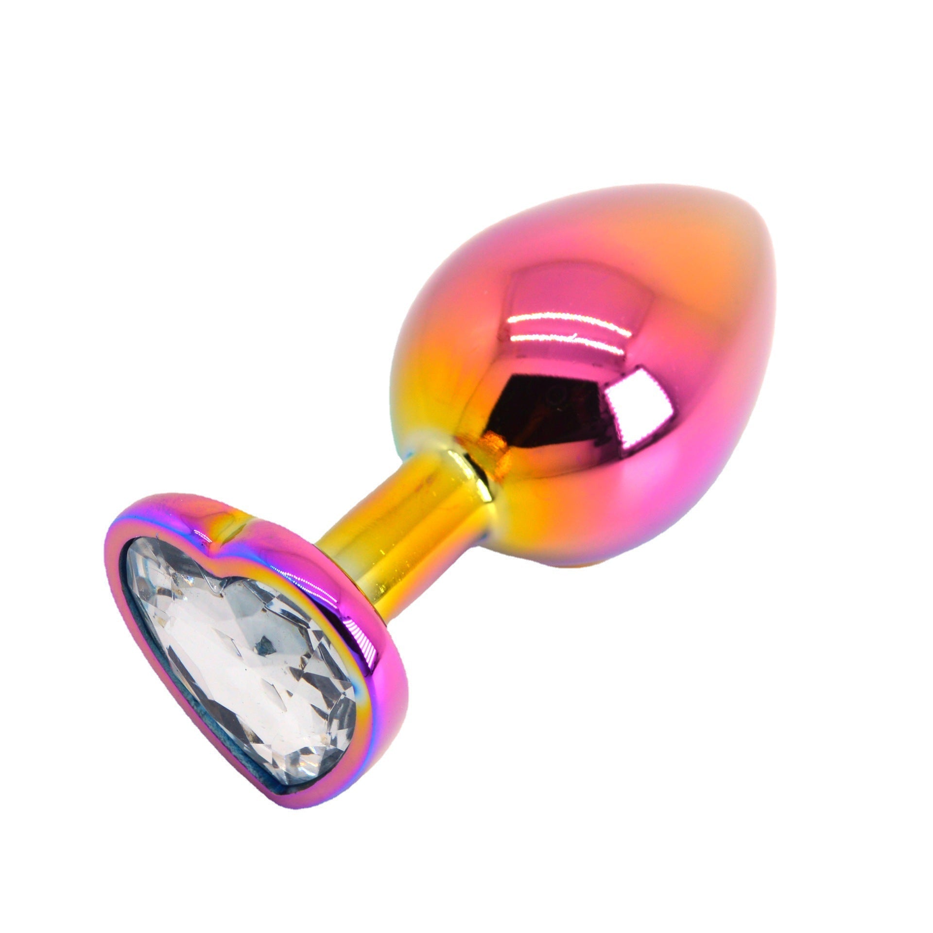 Metal Butt Plug - Anal Toying Colored Stainless Steel Metal Butt Plug – product view 7