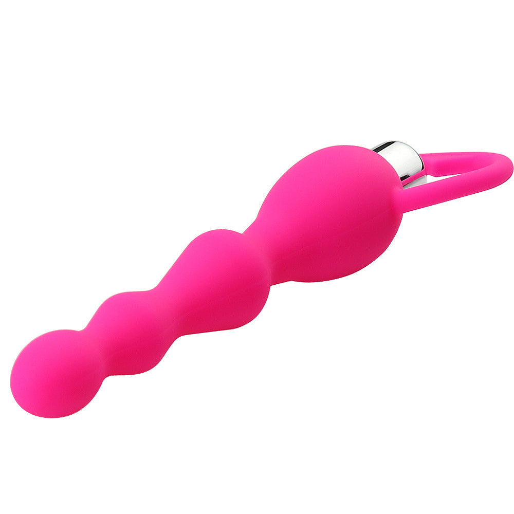 Electric Vibrating Anal Beads | Long Butt Plug | Prostate Dildo – product view 2