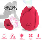 Rose Vibrator 10 Gears Sucking Waterproof Magnetic Charging – product view 4
