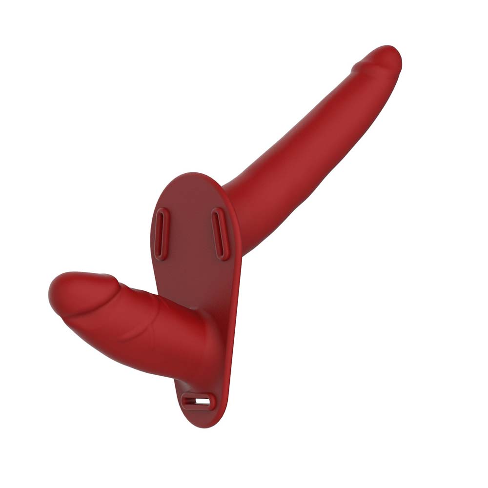 Double Scalp Pants Wear Female Masturbation Device Silicone Dildo – product view 7