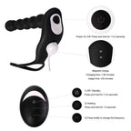 Back Court Sierra Beads 10 Frequency Anal Plug – product view 5