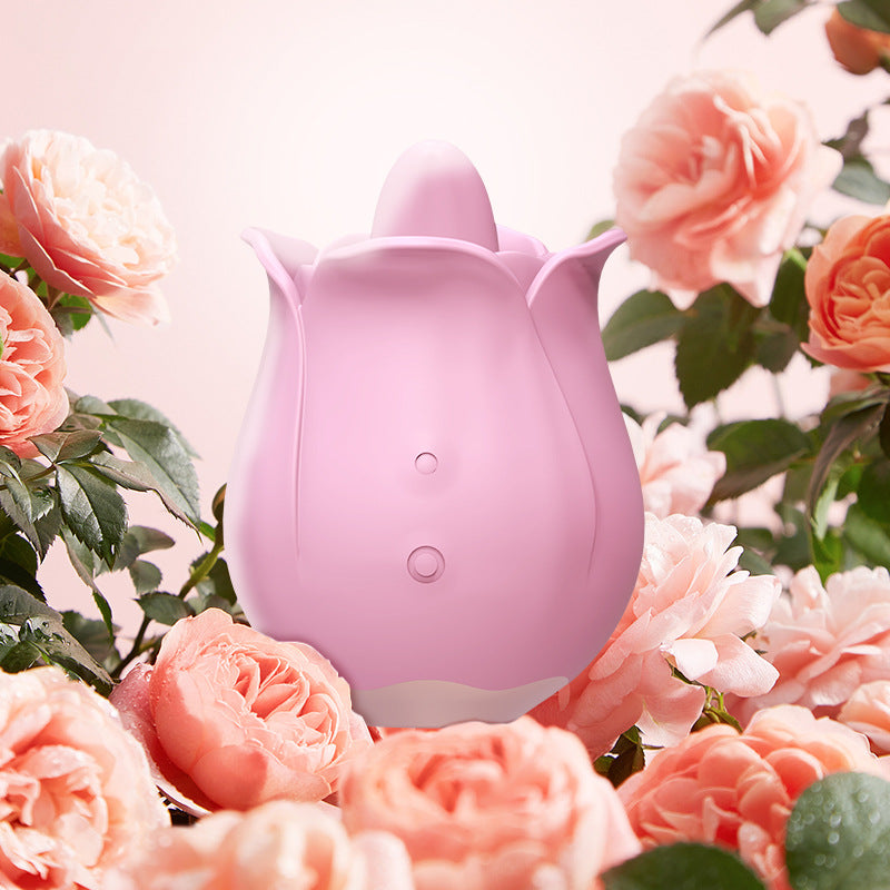 Rose Flower Second Generation Sucker Clit Nipples Vibrator – product view 7