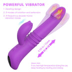 Telescoping Dildo for Women Thrusting Vibrator Allovers Dildos – product view 2