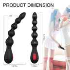 Silicone Anal Plug Beads 9 Frequency Strong Shock Electric Anal Plug – product view 5