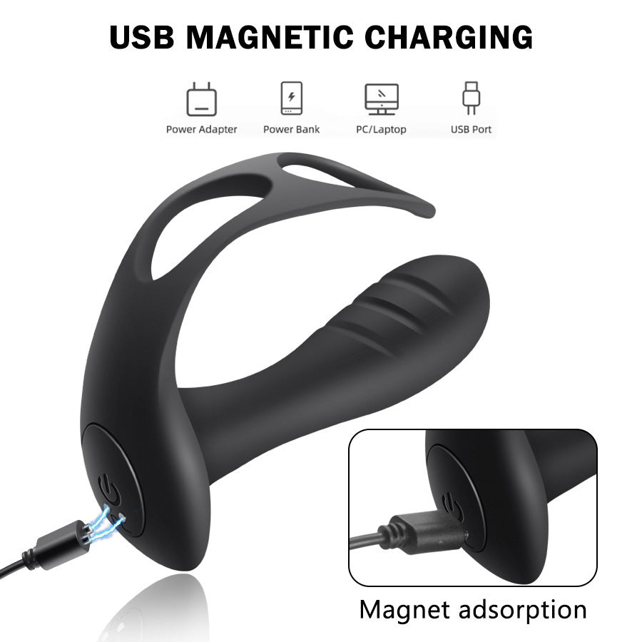 Prostate Massage Lock Fine Vvibration Wireless Remote Control Anal Plug – product view 6