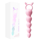 12 Frequency Pink Vibrating Anal Beads G-spot Stimulator – product view 4