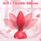 Rose Remote Control 10 Frequency Vibration Silicone Anal Plug – product view 4