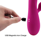 16-Mode Rabbit Vibrator| Waterproof Silicone Vibrating Dildos – product view 5