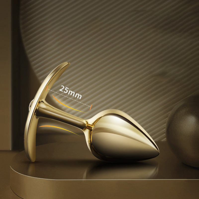 Gold Design Metal Butt Plug Stainless Steel Anal Sex Trainer – product view 5