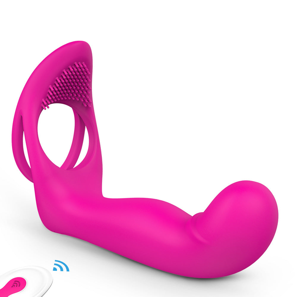 9 Frequency Silicone Vibrating Dildos with Vibrating Penis Ring – product view 10