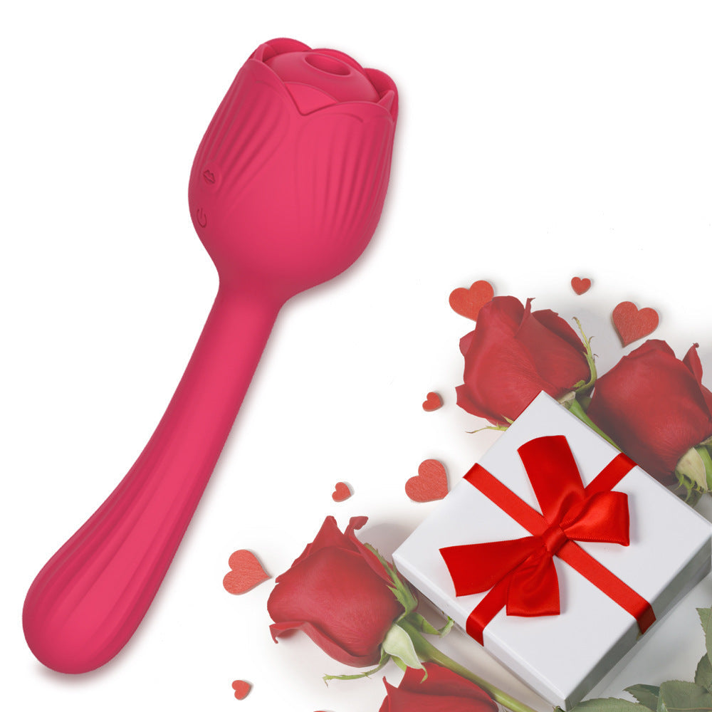 Rose Vibrator Female Masturbator Sucking Nipple Vibrator – product view 9
