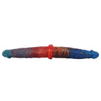 Colorful Double-Ended Liquid Silicone Anal Plug Dildo – product view 11
