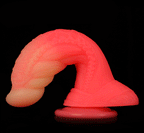 Liquid Silicone Allovers Dildo Simulation Flamingo Suction Dildo – product view 6