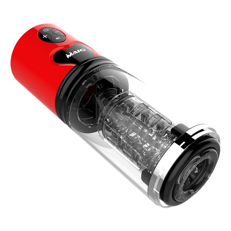 WaveRiderX Intelligent Multi-frequency Telescopic Rotation Sucking & Moaning Automatic Male Stroker with Suction Base – product view 7