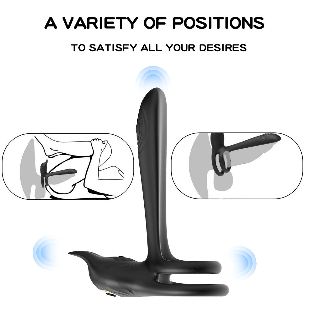 Vibrating Ring - Dual Motor Dual Vibration Cock Vibrator – product view 5