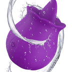 Rose Petal Vibrator | Tongue Vibrator Clitoris Stimulator – product view 7