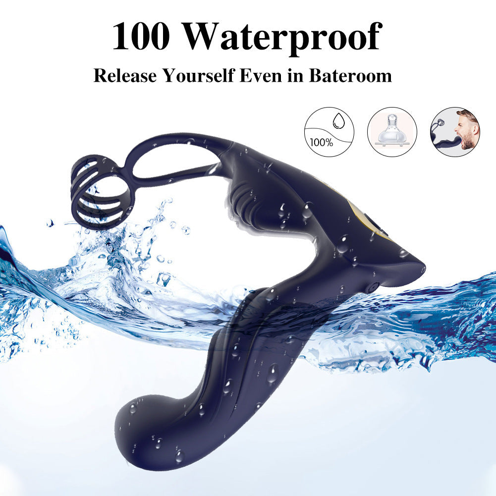 Prostate Massager Remote Control Male Masturbator Anal Plug Trainer – product view 3