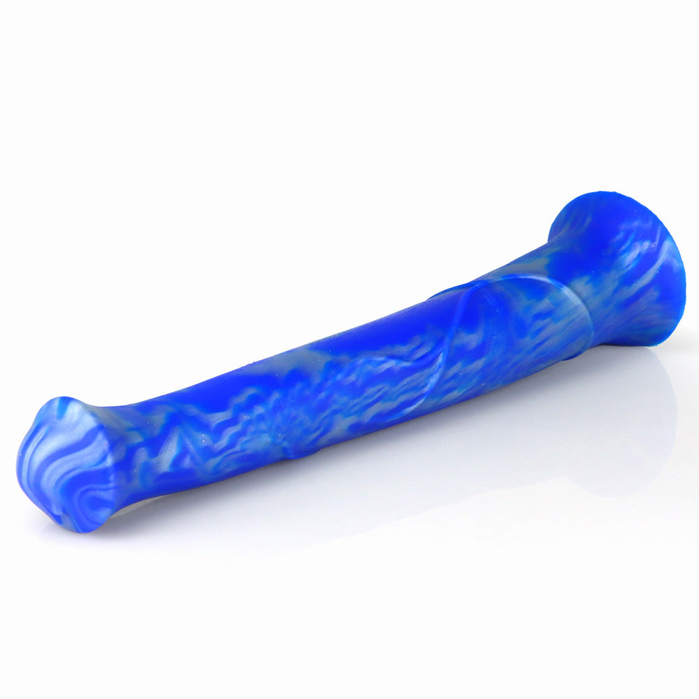 Thick Mixed Color Artificial Horse Dick Silicone Dildo – product view 7